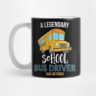 A legendary School bus driver has retired Mug